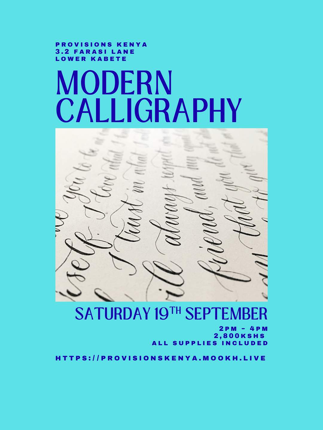 Modern Calligraphy Workshop